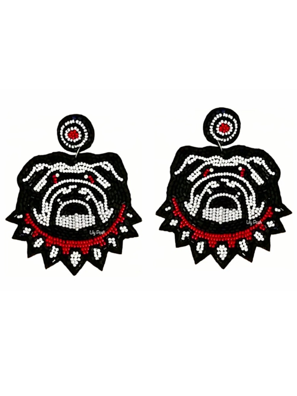 Georgia Bulldogs College Football Game Day Earring Go Dawgs